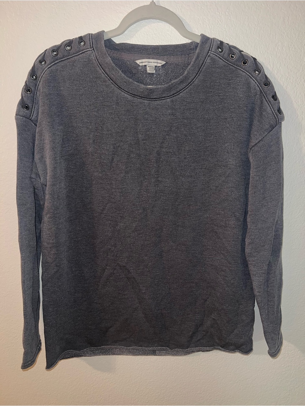 American Eagle Grey Crewneck Sweater